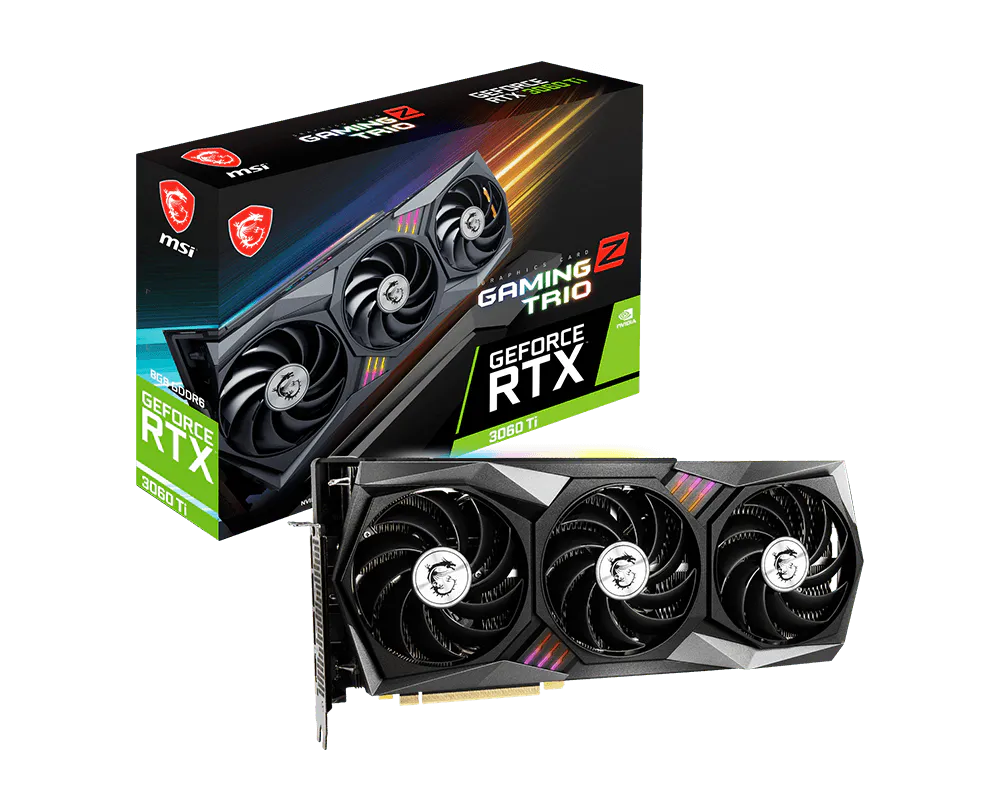 MSI GeForce RTX 3060 Ti GAMING Z TRIO 8G LHR